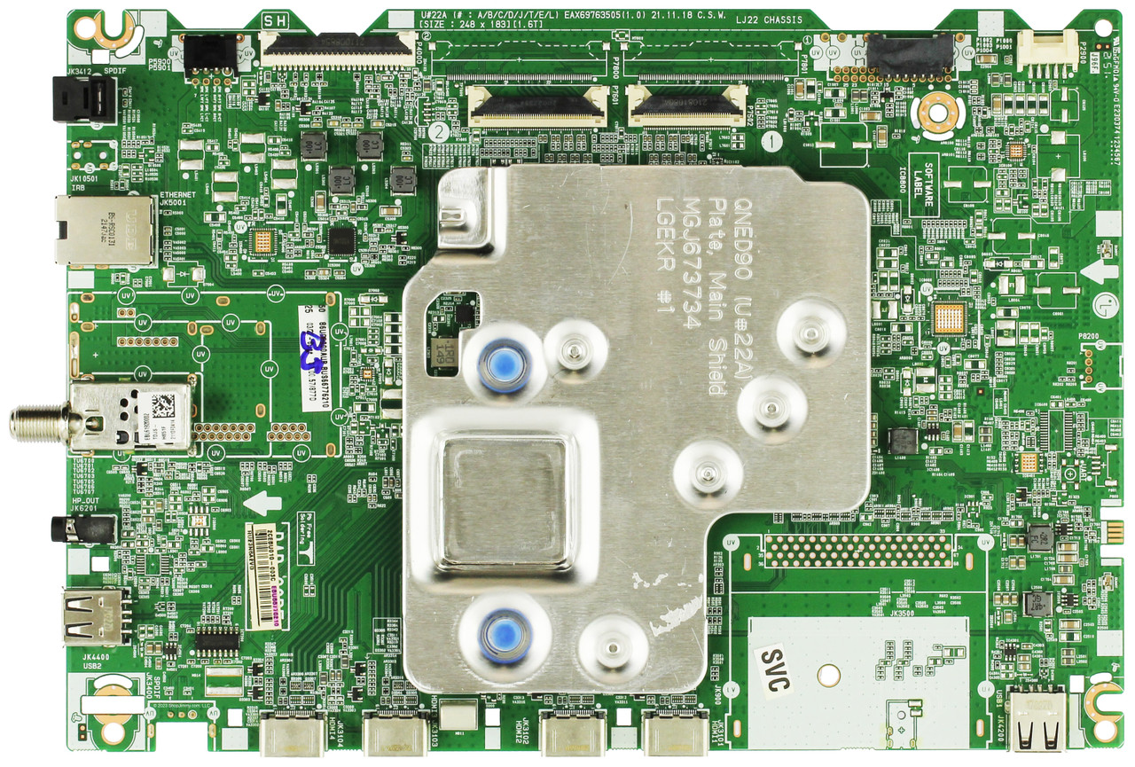 LG EBU66776210 Main Board for 86UQ8000AUB.BUSYLKR