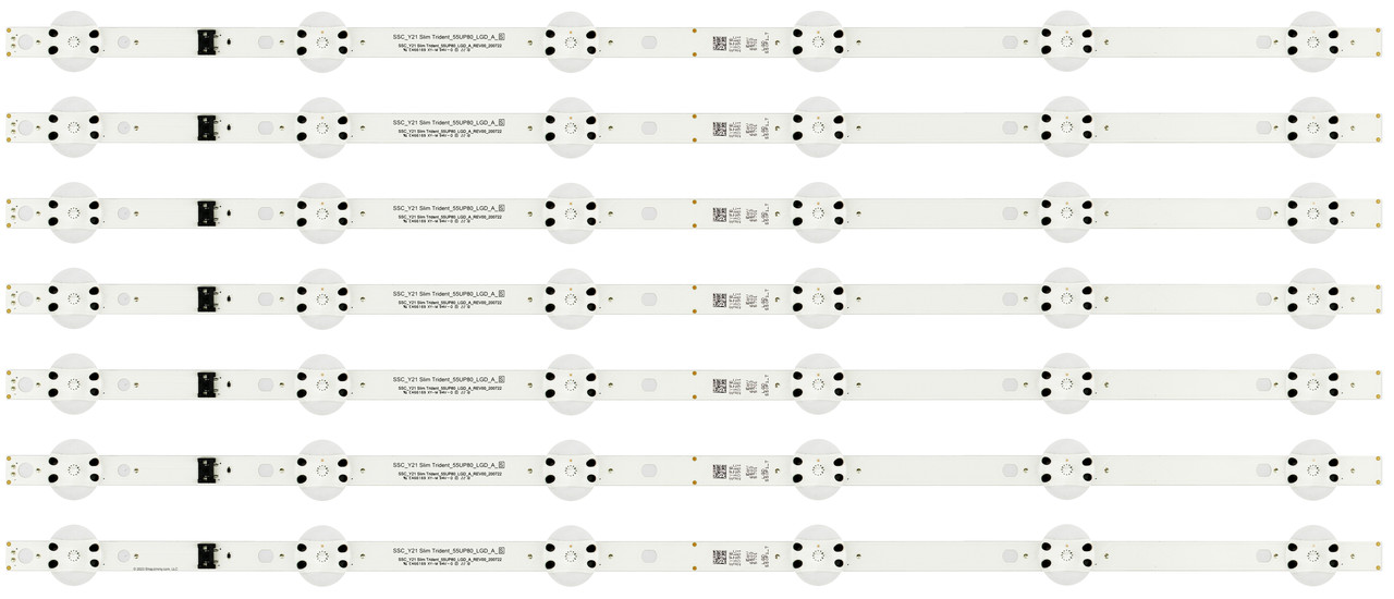 LG EAV65035701 LED Backlight Strips (7) 55UQ9000PUD