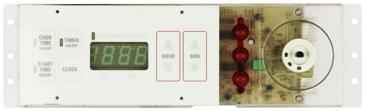 GE Oven WB27X5579 164D3142P002 Control Board  - White Overlay