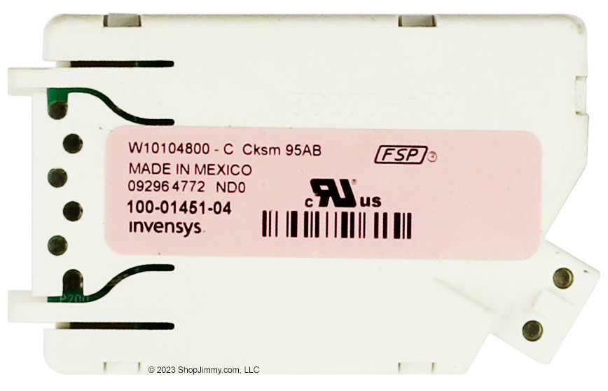 Maytag Washer WPW10104800 W10104800 Control Board 