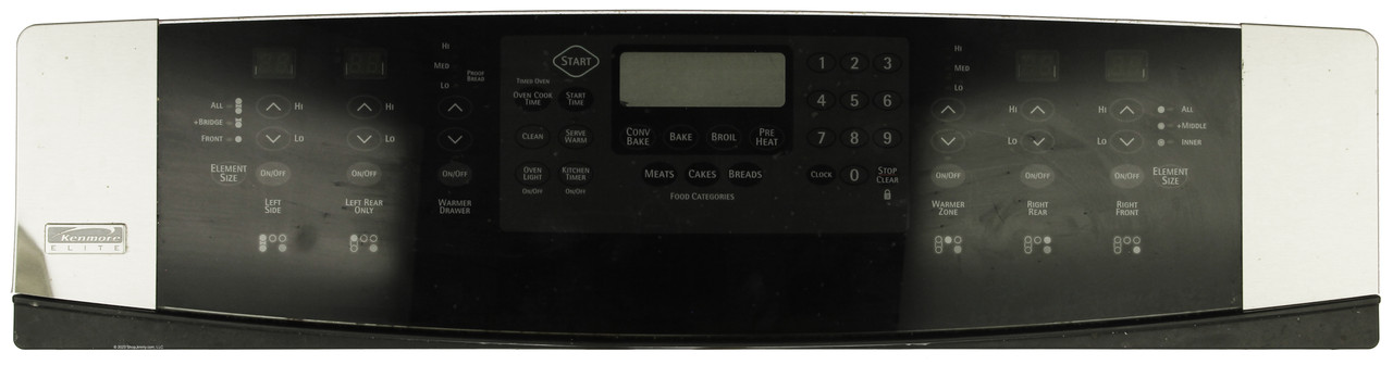 Kenmore Elite Oven 3162670 Touch Screen Control Panel