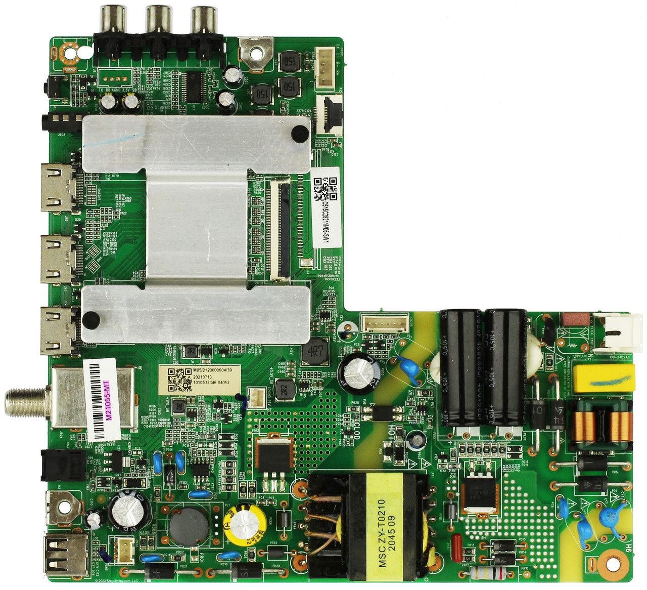 Onn 515C28211M05 M21055-MT Main Board/Power Supply for 100069992