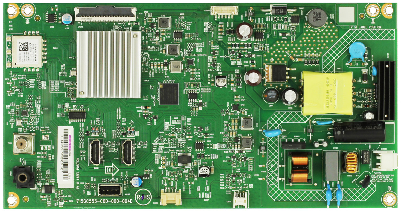 Vizio 756TXMCB02K009 Main Board for D24FM-K01 (LTP5K2KY)