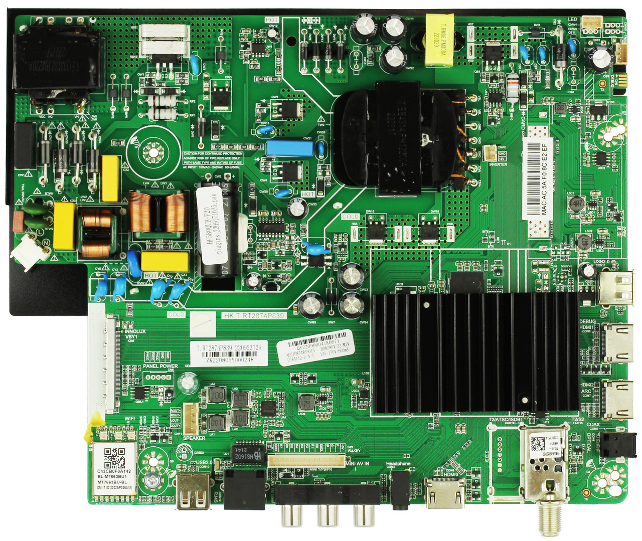 RCA Main Board for RWOSU5847 Version 1