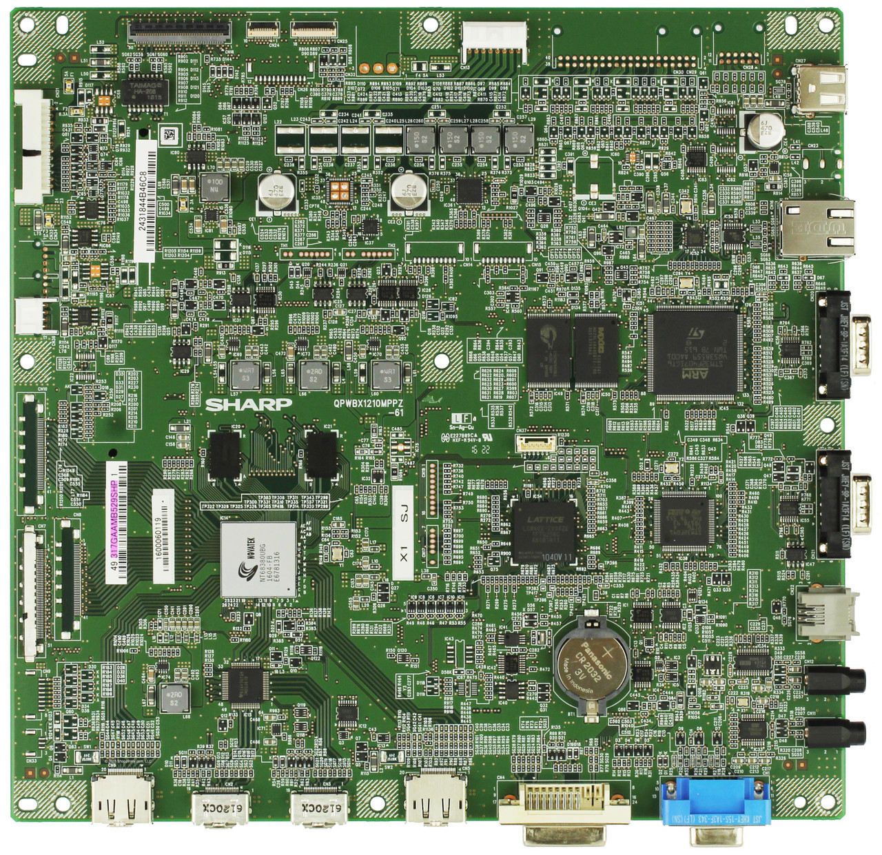 Sharp 317GAAMB529SHP (QPWBX1210MPPZ) Main Board for PN-R496