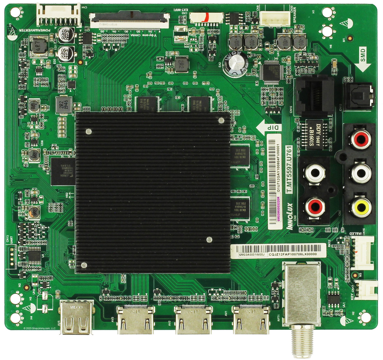 Vizio 6M03A0001W00J 6M03M0003220R Main Board for V505-G9 (LIAIXXVW Serial)