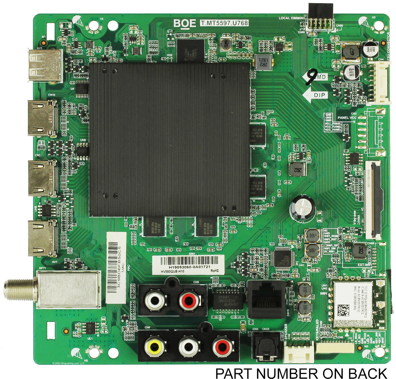 Vizio 21201-02118 Main Board for M556-G4 (LBPFQNBW Serial)