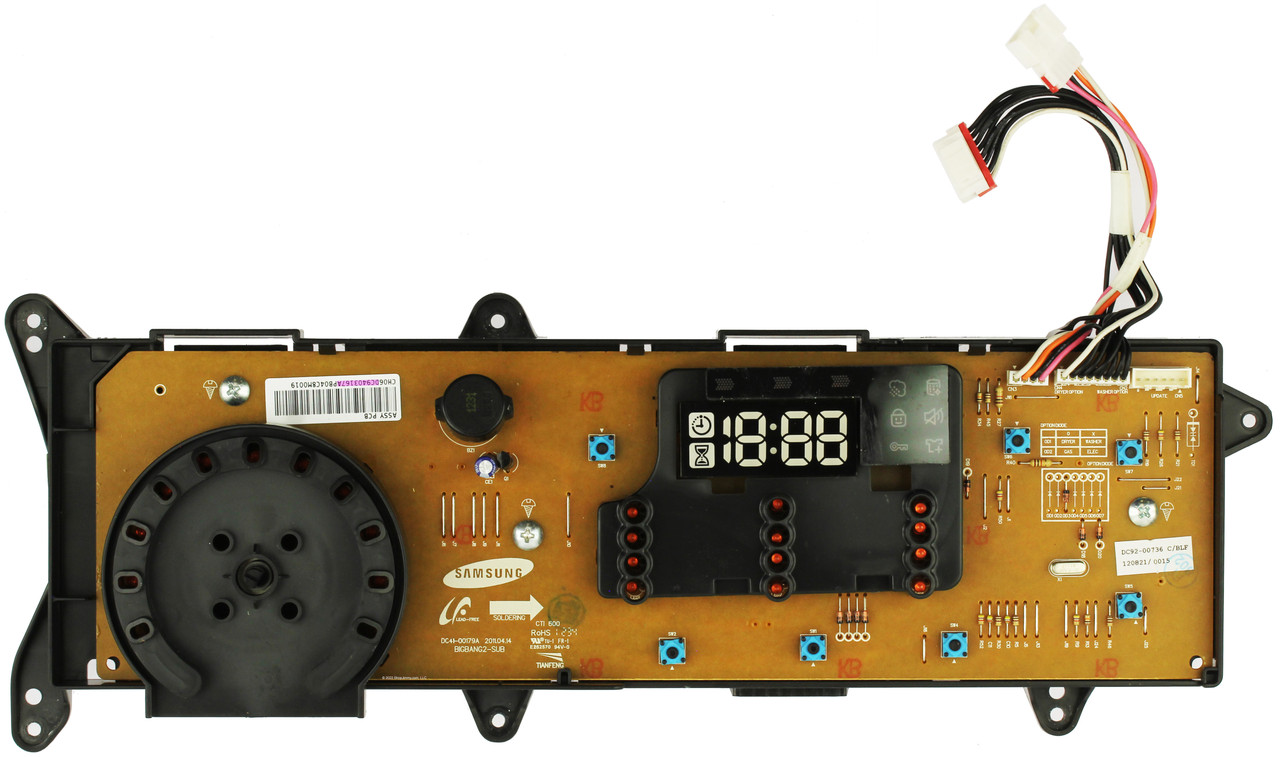 Samsung Washer DC92-00736C/DC92-01527C Control Board Union