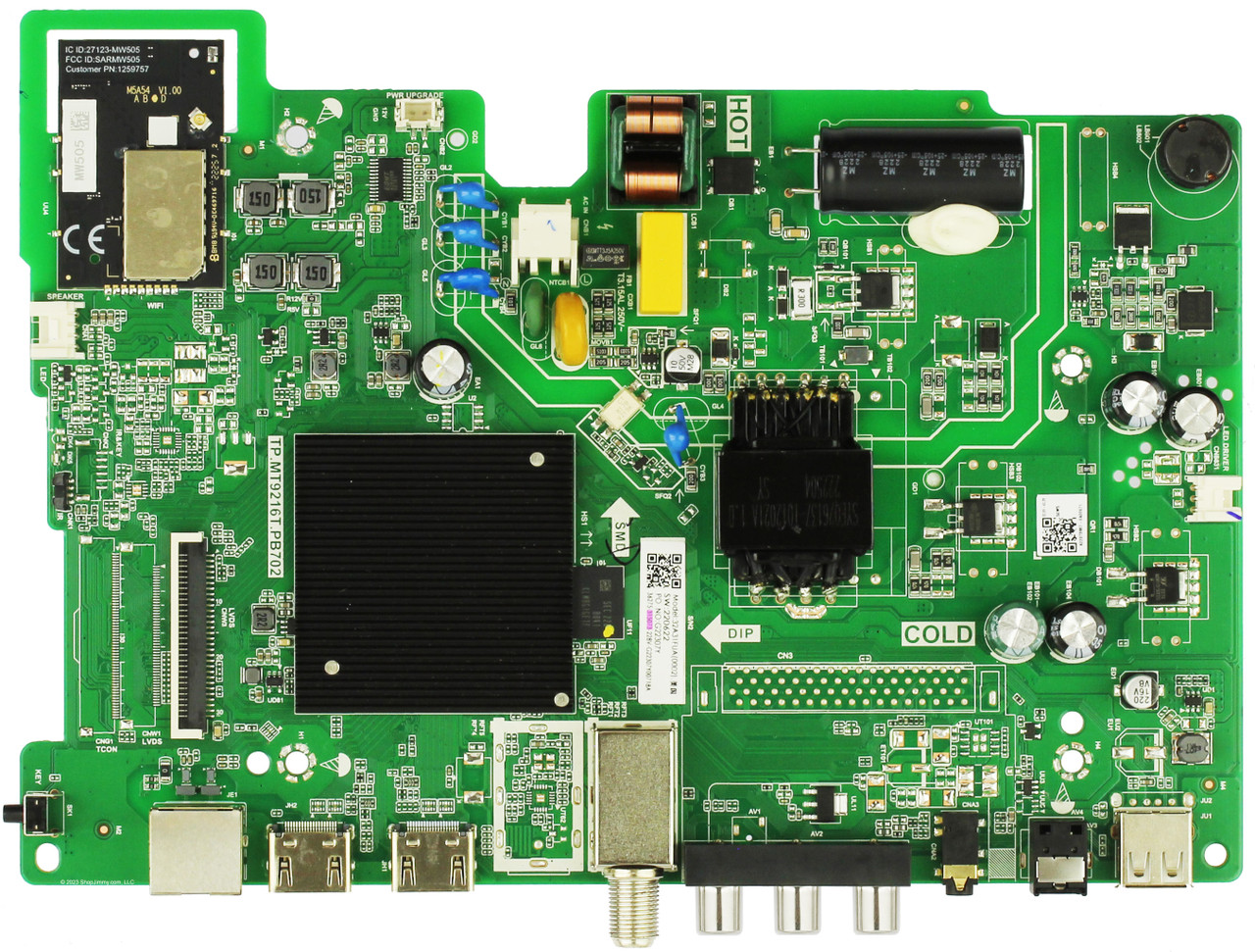 Hisense Main Board/Power Supply 315073 220622 for 32A4H