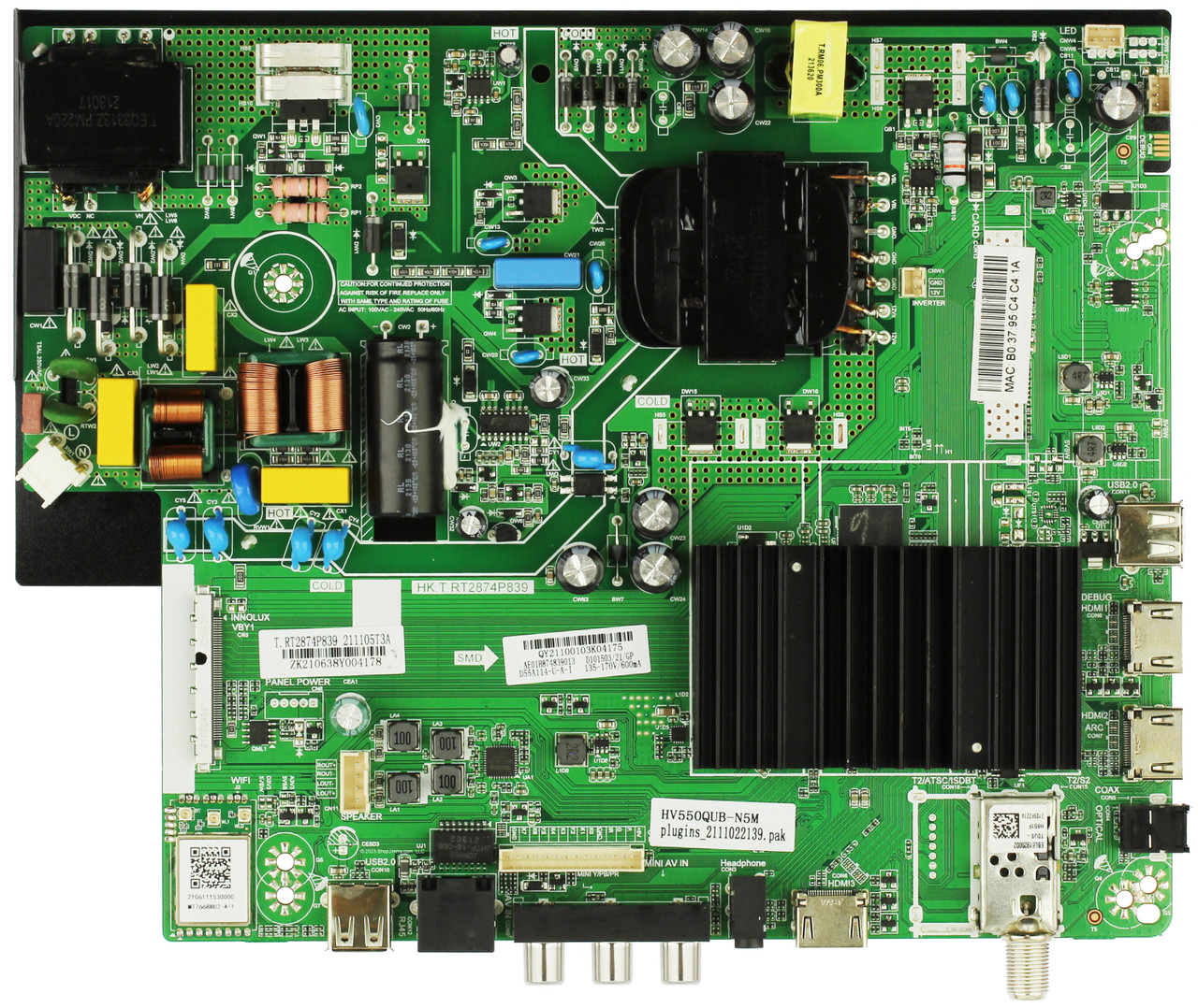 RCA Main Board for RWOSU5549-B Version 1