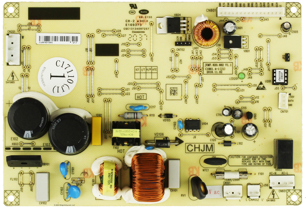 Avanti C17110.1 CQC13134097257 Control Board
