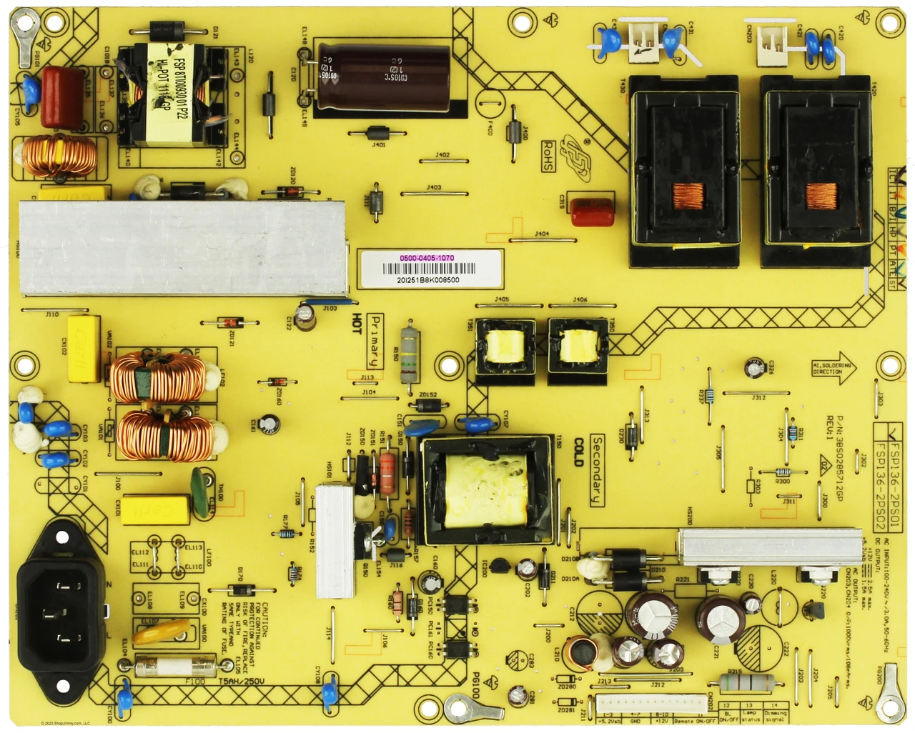 JVC 0500-0405-1070 Power Supply / Backlight Inverter for JLC32BC3000