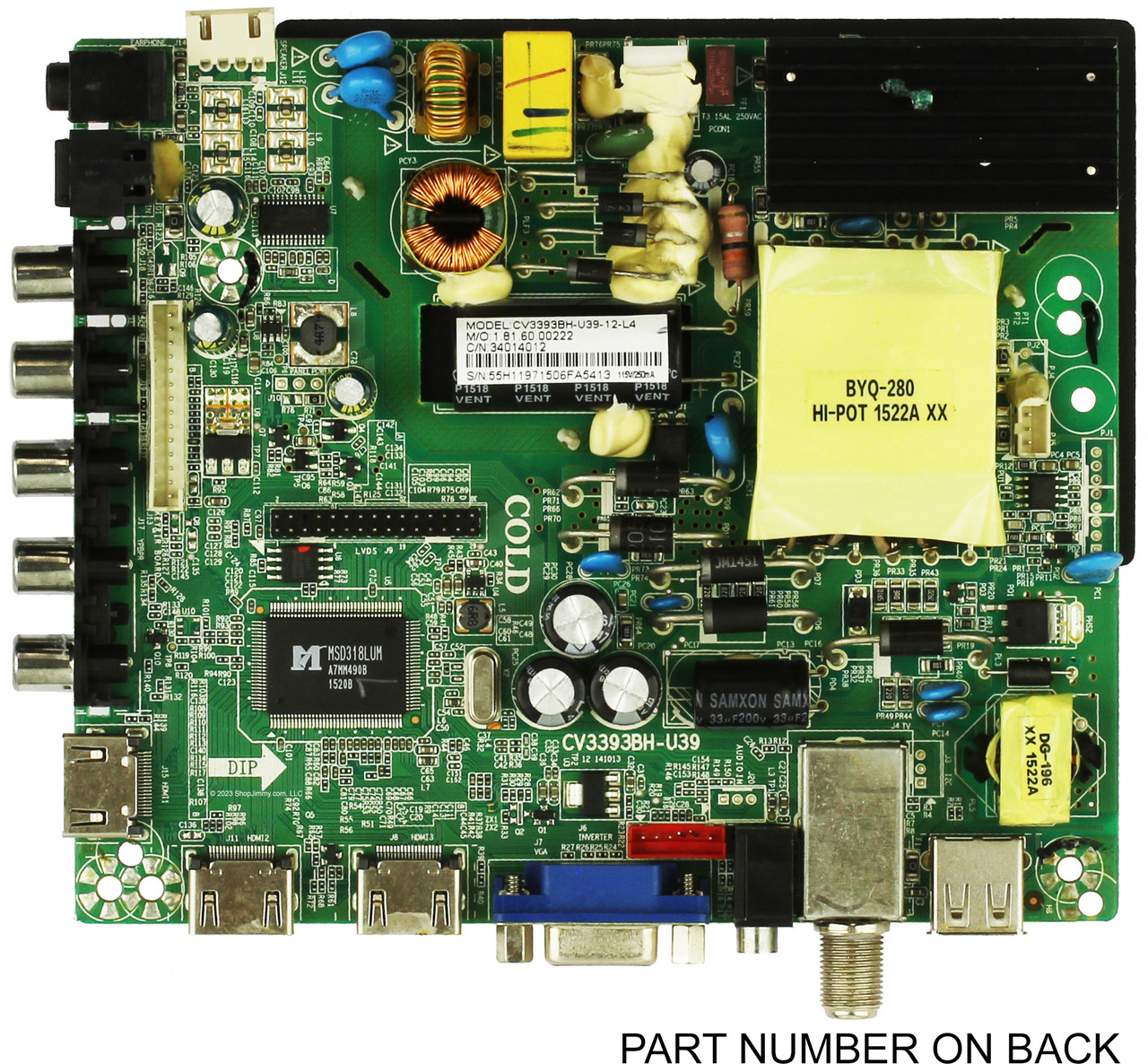 Westinghouse 34014012 Main Board / PSU for WD40FX1170