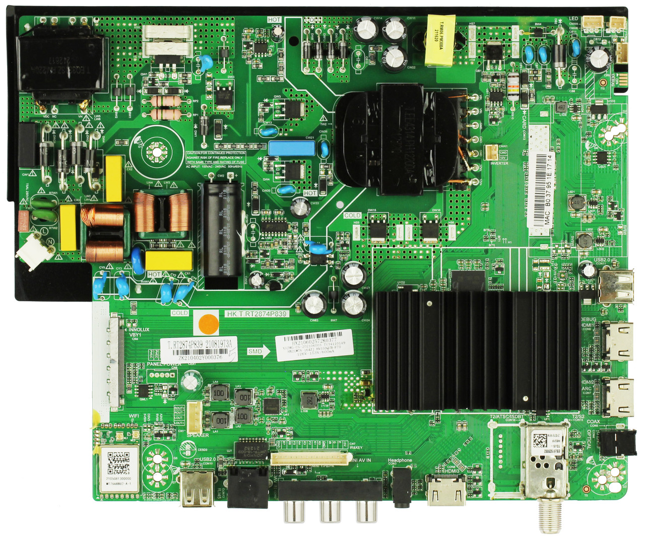 RCA Main Board for RWOSU5549 Version 1
