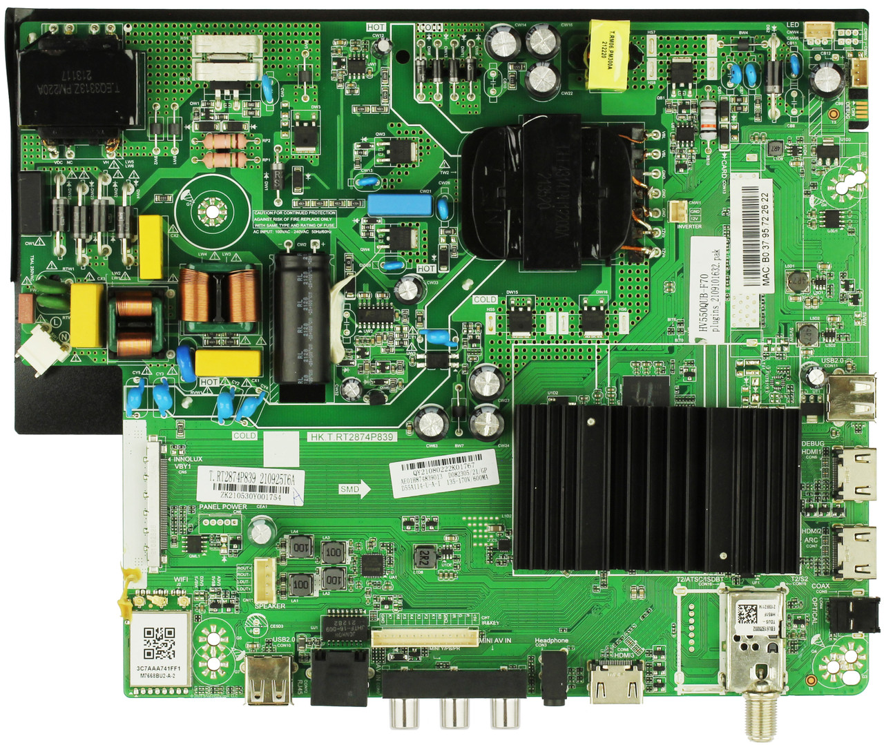 RCA Main Board for RWOSU5549 Version 2