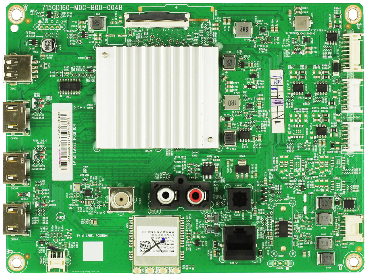 Vizio 756TXMCB02K013 Main Board for M55Q6M-K01 (LTC3L1LY Serial)