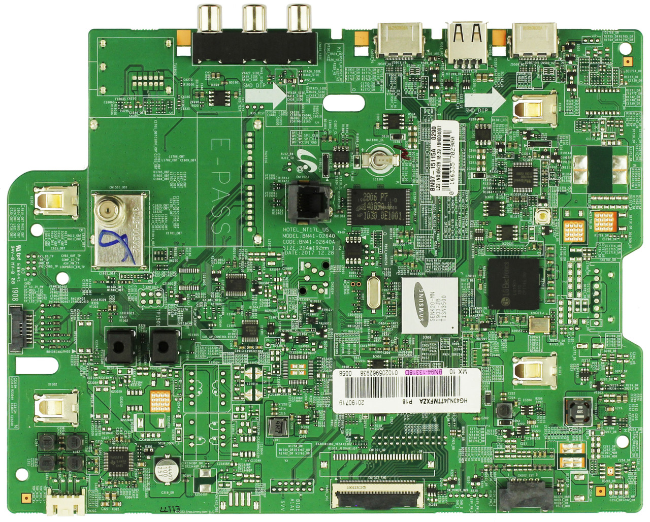 Samsung BN94-13318D Main Board for HG43NJ477MFXZA