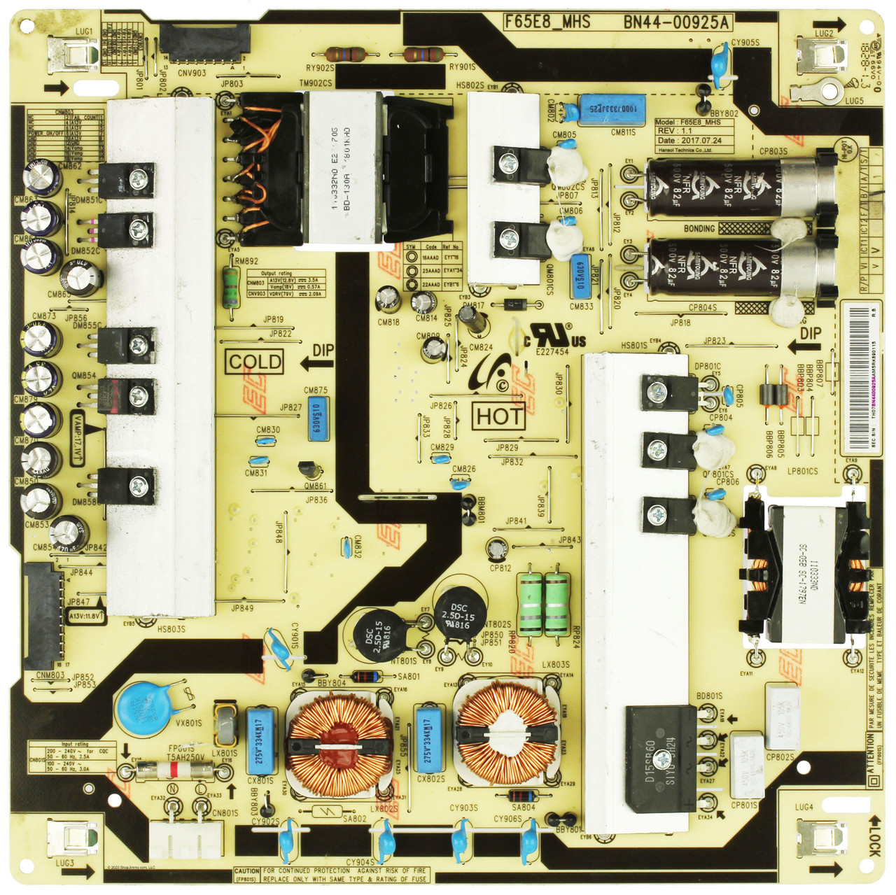 Samsung BN44-00925A Power Supply / LED Board
