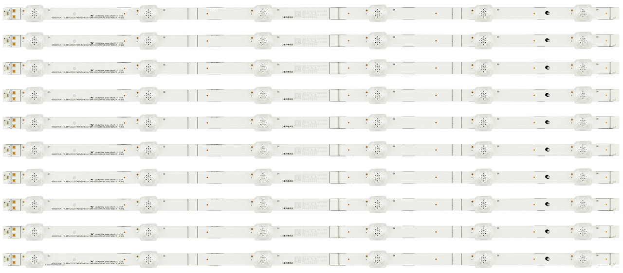 Toshiba Hisense SVH650AT1 LED Backlight Strips (10) 65A6H 65A6G 65C350LU