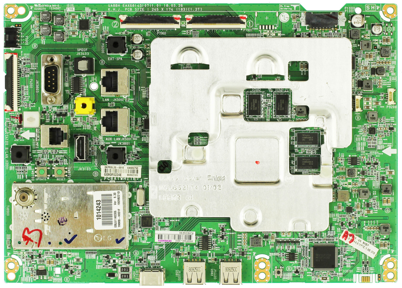 LG EBT65243313 Main Board 55UU670H-UA.AUSWLOR Hotel Hospitality TV