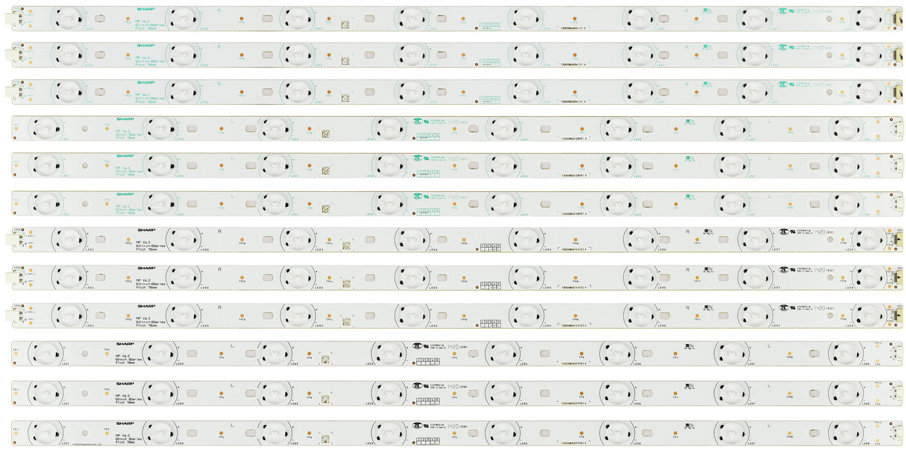 RCA MP V4.0 60Inch8Series Pitch 78mm LED Strips (12) LED60B55R120Q