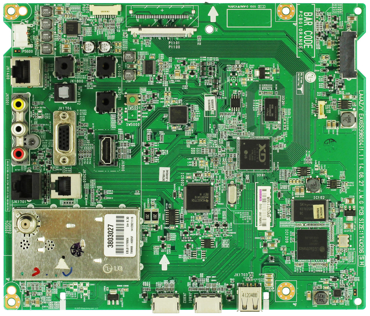 LG EBR62455903 Main Board 39LY570H-UA Hotel Hospitality TV