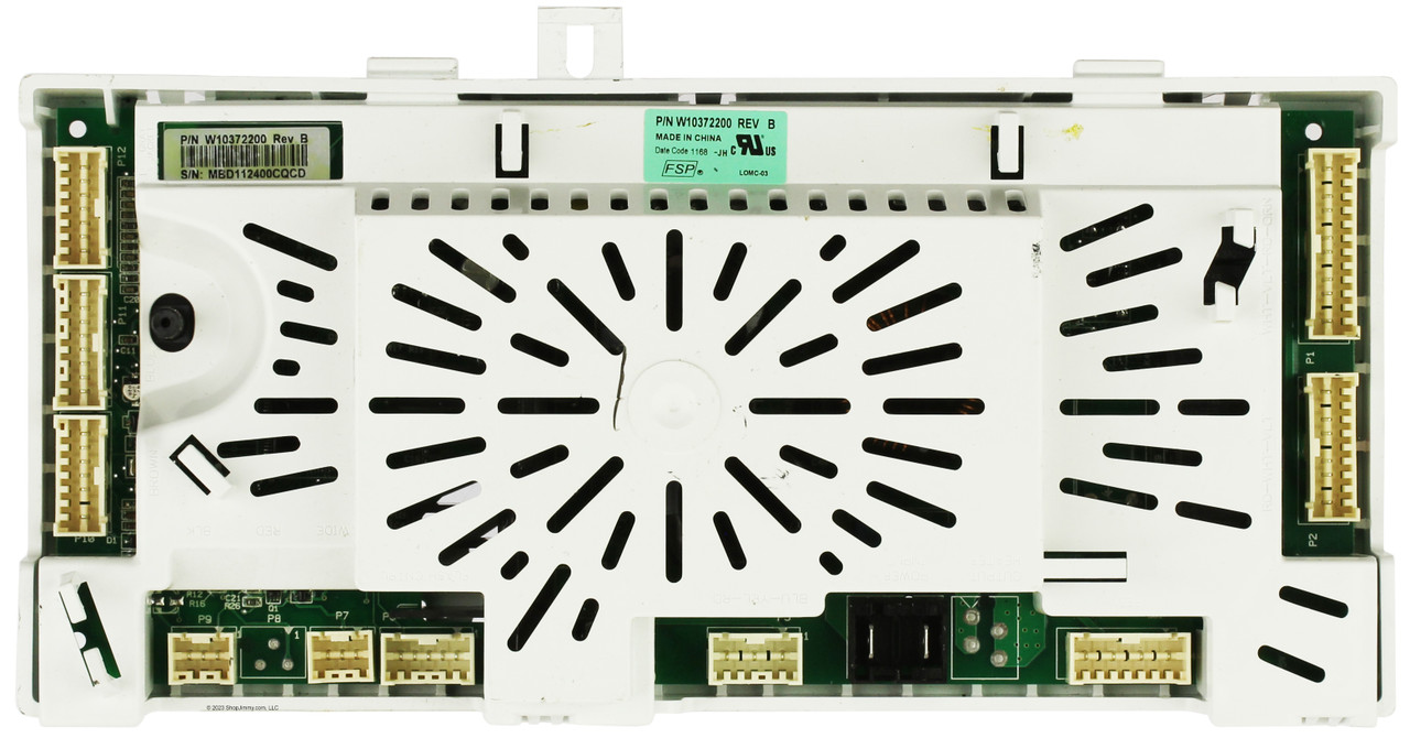 Whirlpool Washer W10372200 Control Board 