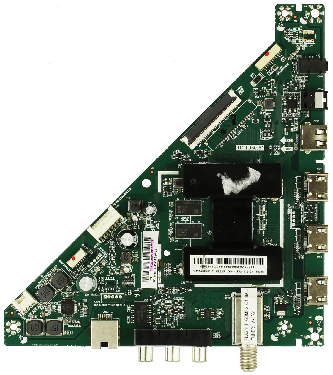 Insignia 317GAAMB911CVT Main Board for NS-32DF310NA19 (SEE NOTE)