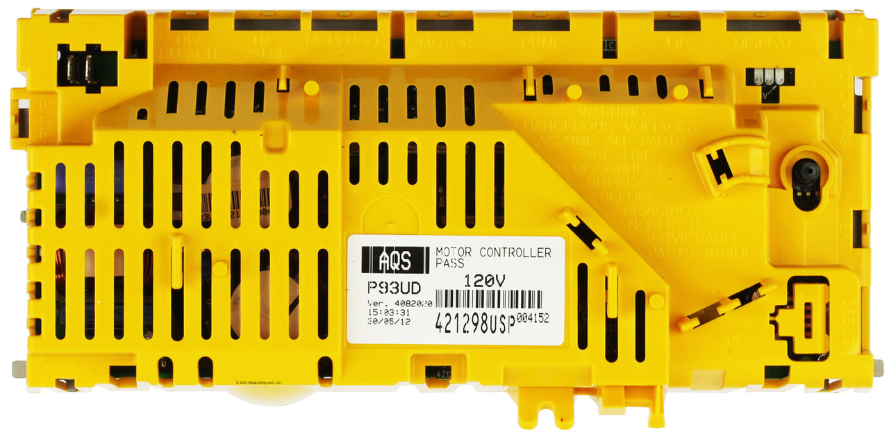 Fisher & Paykel Washer 421298USP Main Control Board