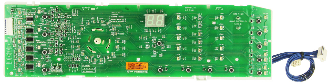 Whirlpool Washer WPW10131867 W10131867 Main Board