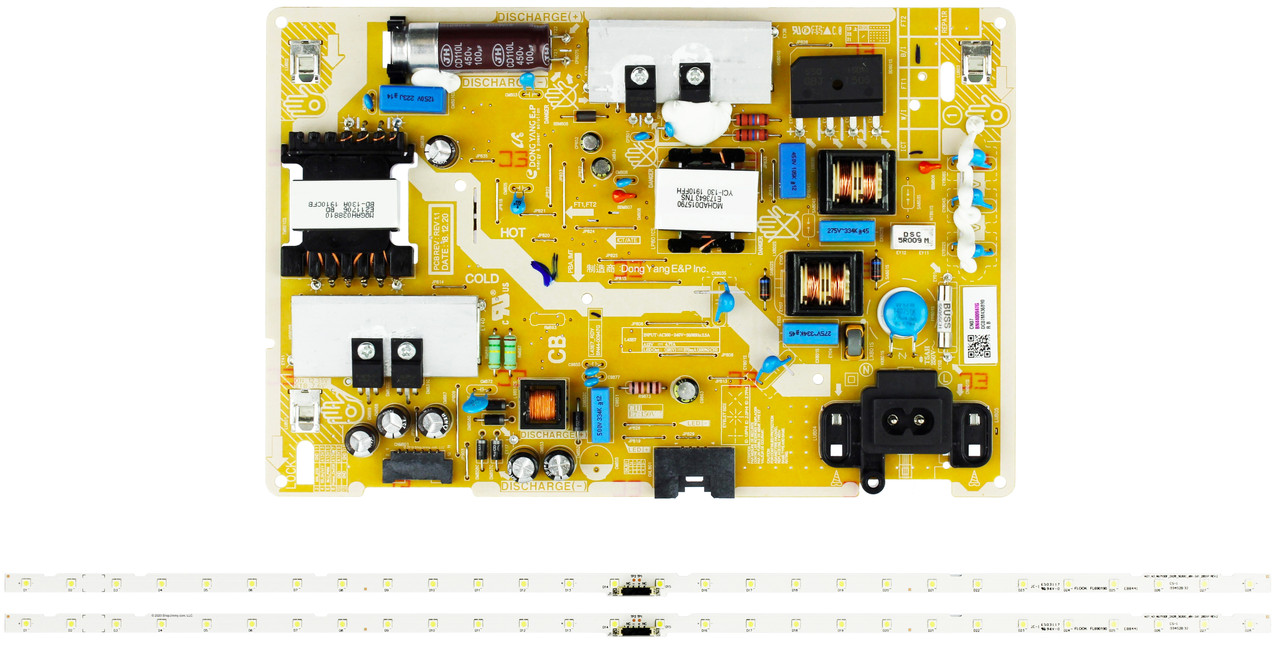 Samsung UN43NU6900B UN43RU7100F Power Supply / LED Backlight Strips Bundle