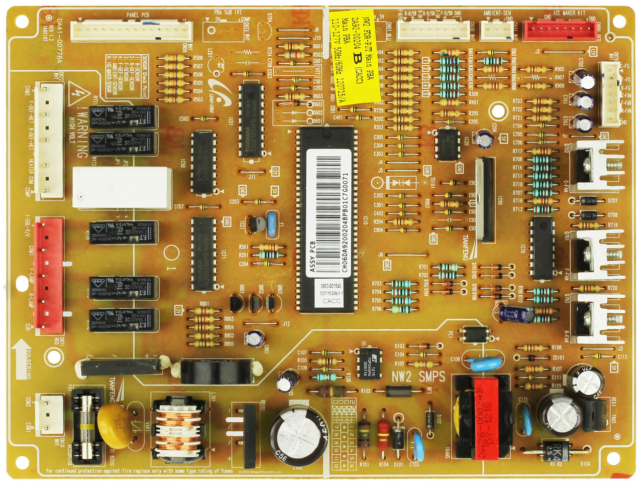 Samsung Refrigerator DA92-00204B Main Board