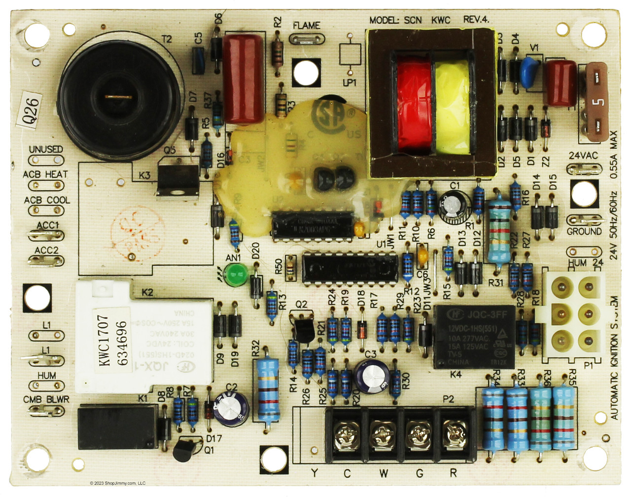 SCN KWC Automatic Ignition system control board