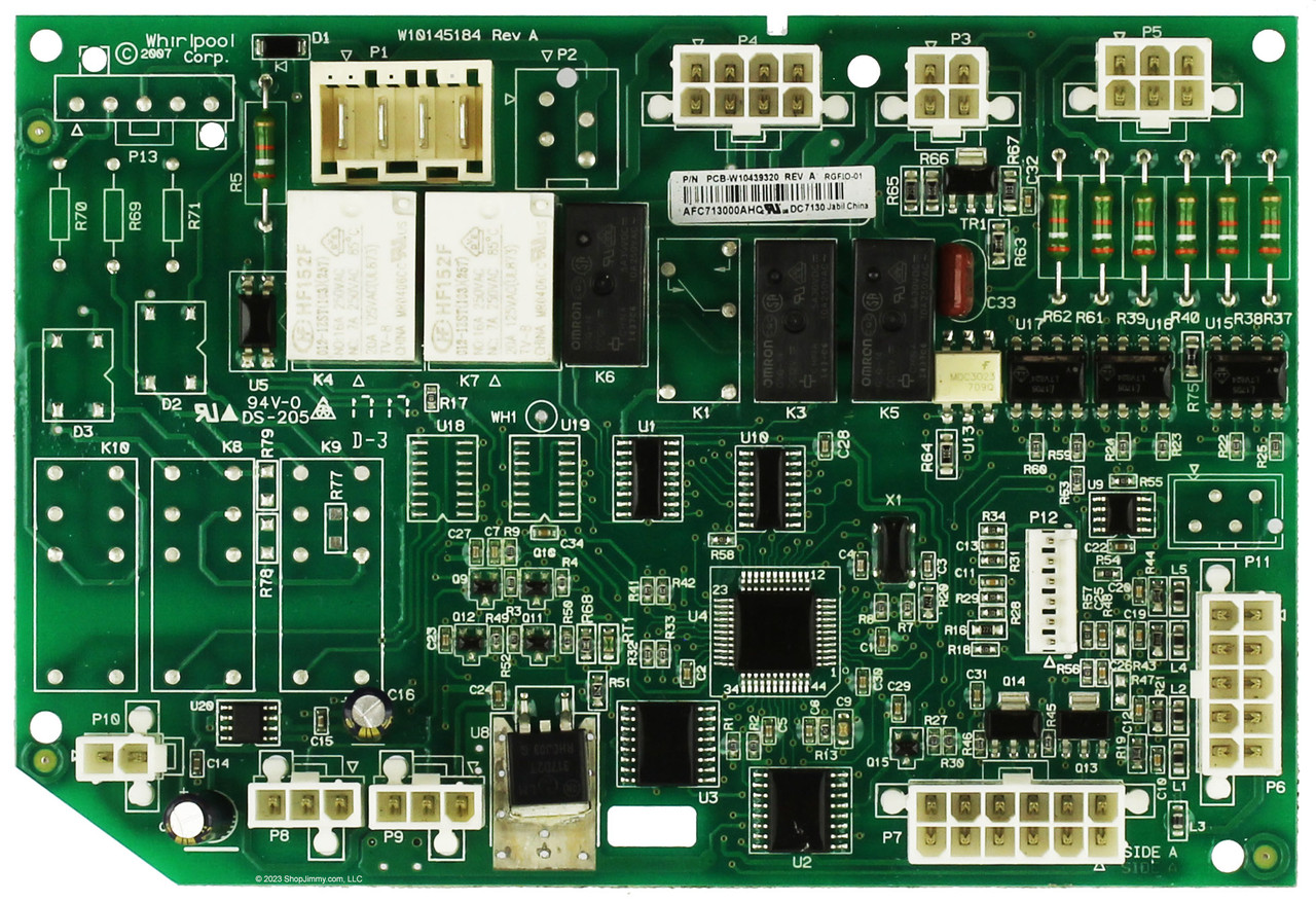 Whirlpool Refrigerator W10439320 Control Board