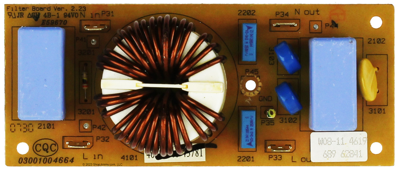 Whirlpool Microwave 03001004664 461968962841 Noise Filter