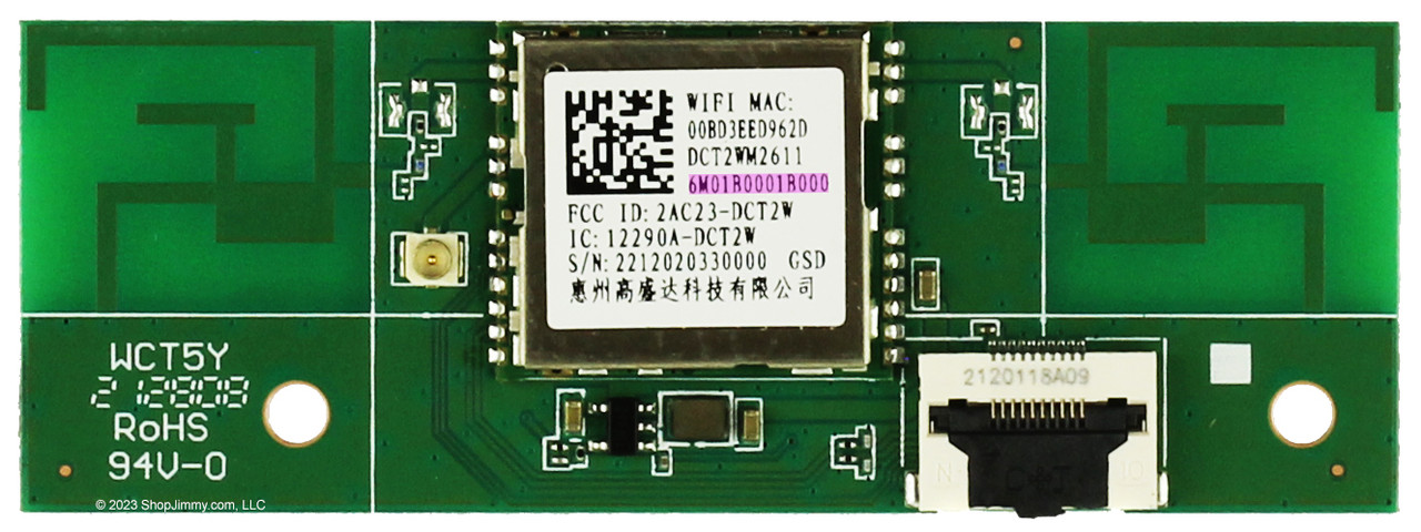 Vizio 6M01B0001B000 Wi-Fi WiFi Wireless Module Board