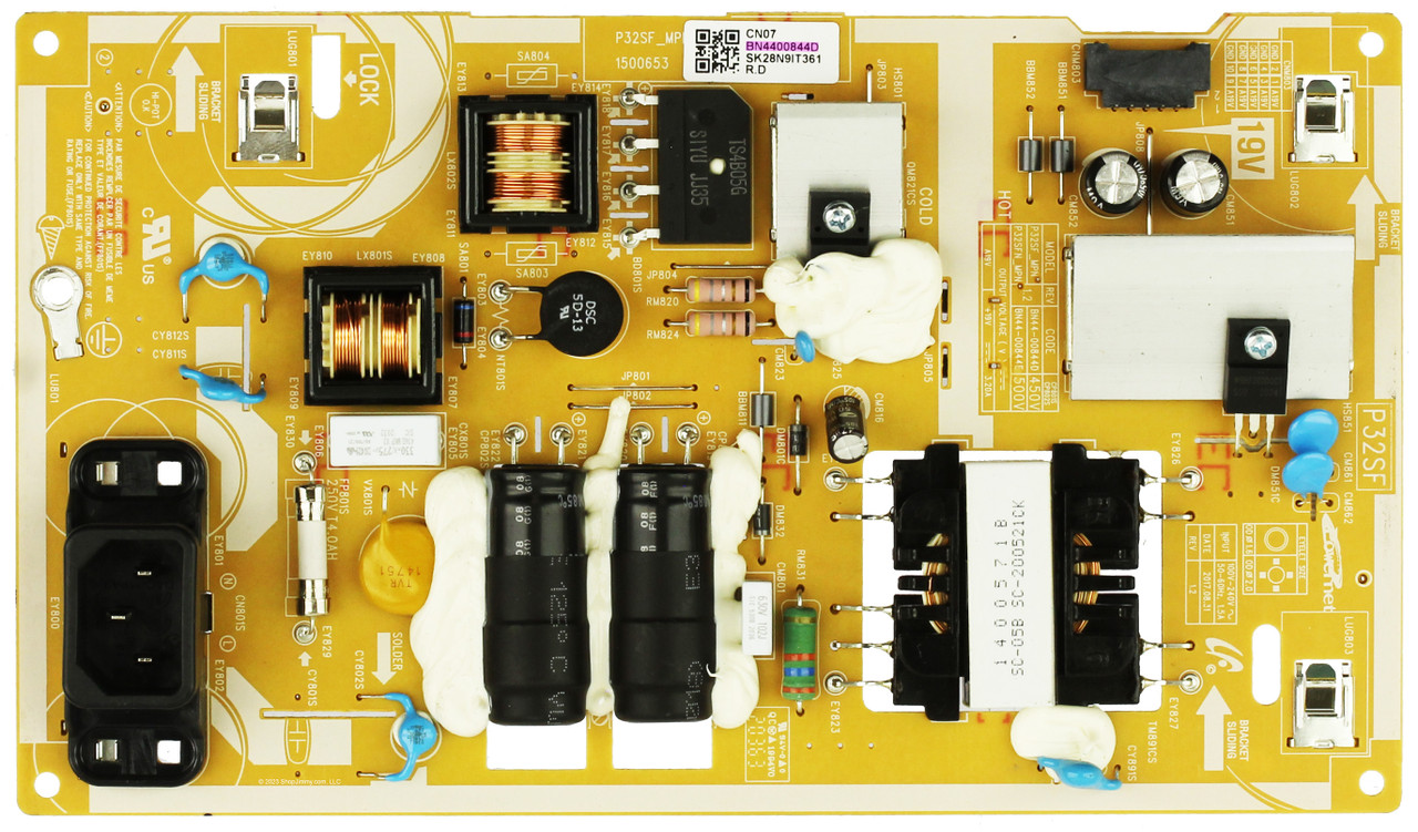 Samsung BN44-00844D Power Supply Board Hotel Hospitality Models