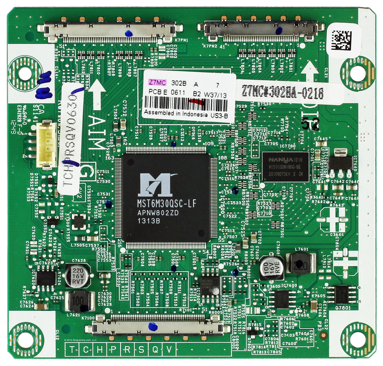 Sanyo 1LG4B10Y118A0 Z7MC Sub Digital Board for DP55D33
