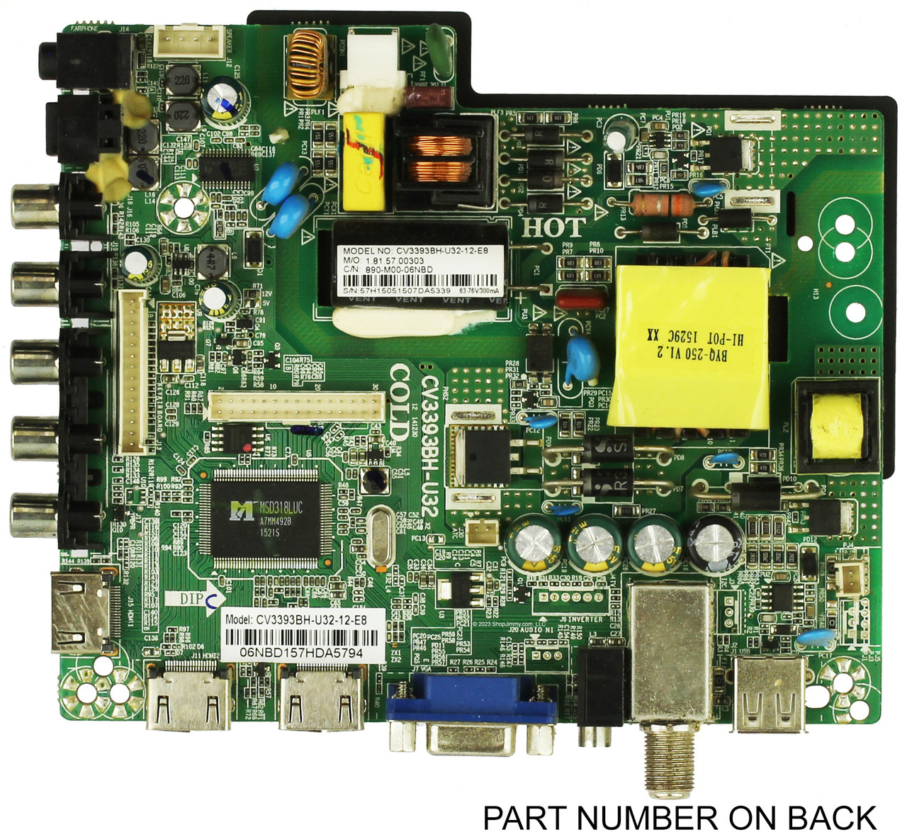 Seiki ZH15279-1 Main Board/Power Supply for SE32HY
