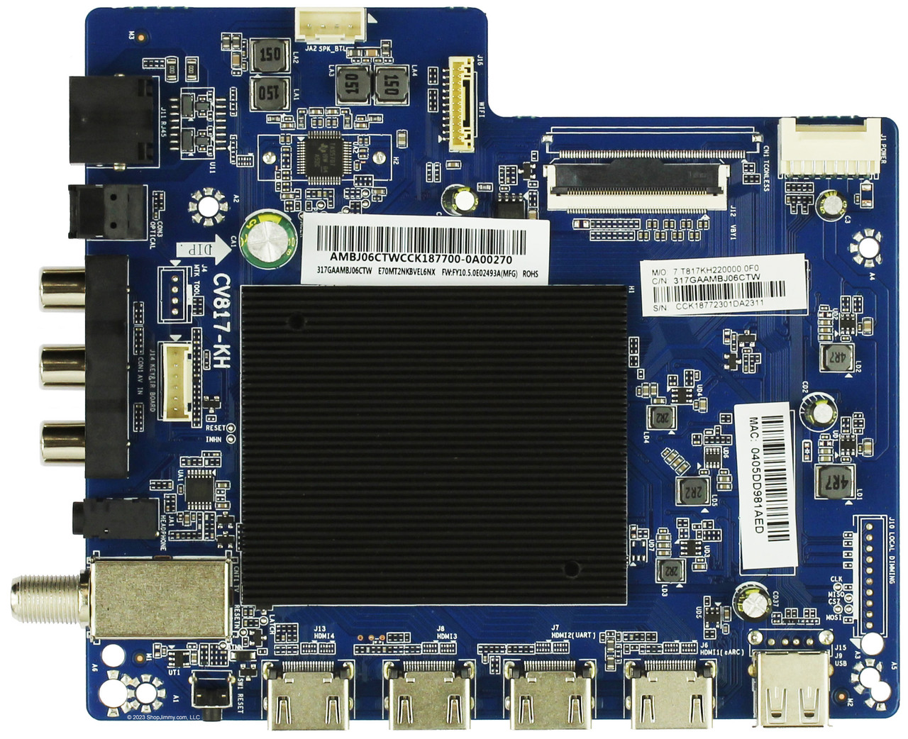 ONN 317GAAMBJ06CTW Main Board for 100012588