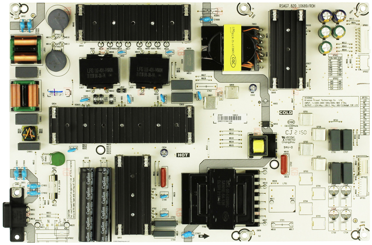 Toshiba 297857 Power Supply/LED Driver for 75C350KU