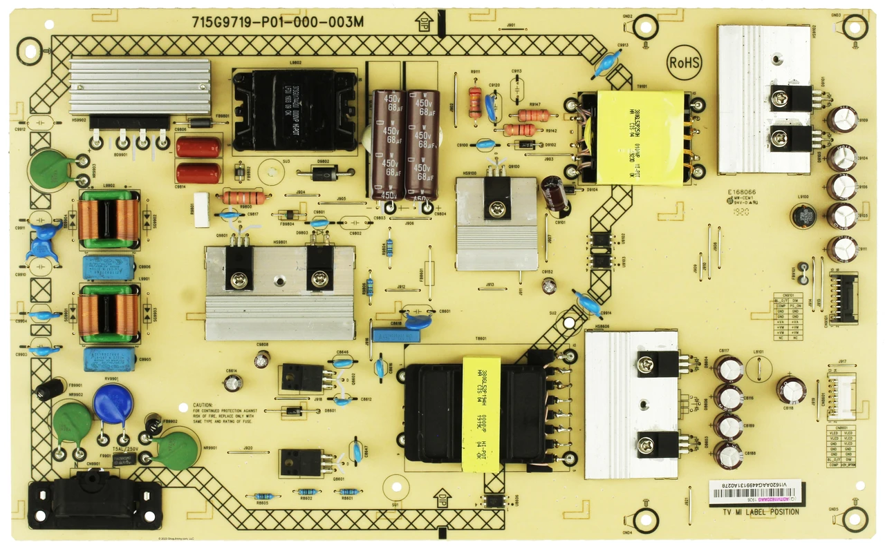 NEC ADTVI1620AAG Power Supply Board E657Q