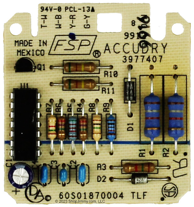 Whirlpool Dryer 3977407 Control Board 