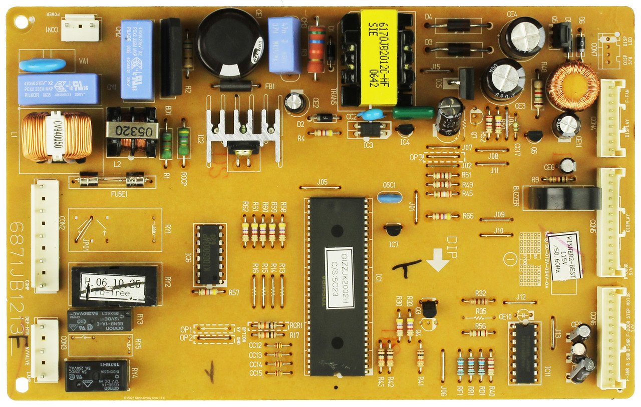 LG Refrigerator 6871JB1213F Control Board