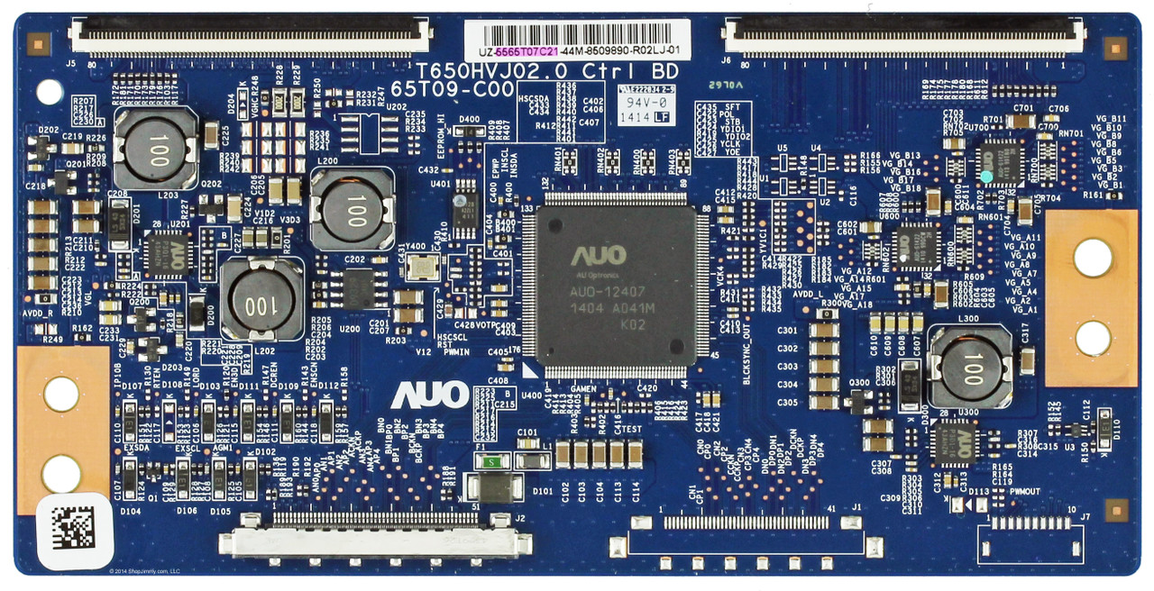 Vizio 55.65T07.C21 (T650HVJ02.0, 65T09-C00) T-Con Board for E650I-B2 (LWJARMAQ)