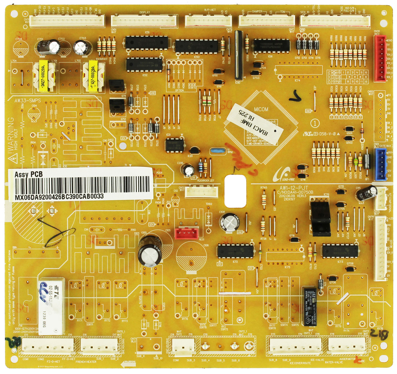 Samsung Refrigerator DA92-00426B Main Board