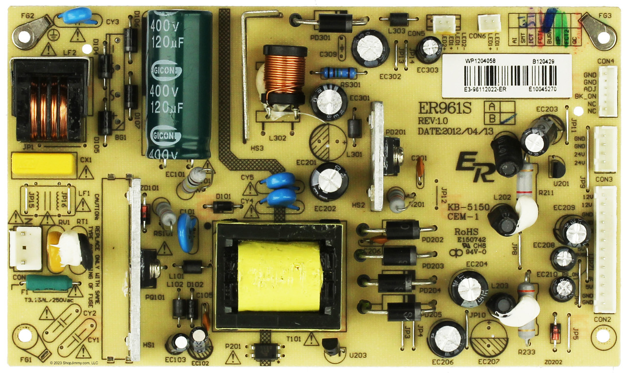 Affinity WP1204058 Power Supply for LE3250