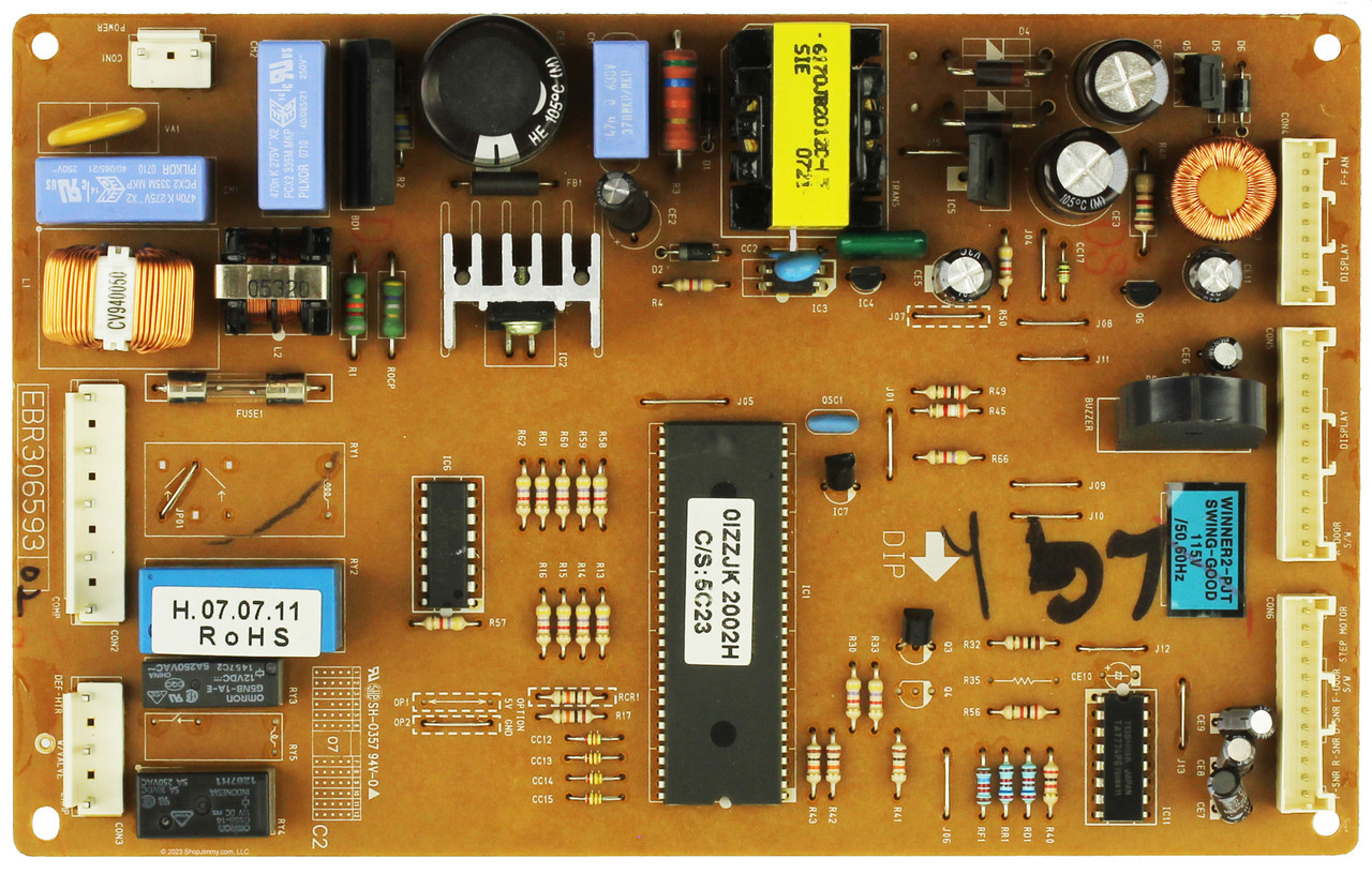 LG Refrigerator EBR30659302 Control Board