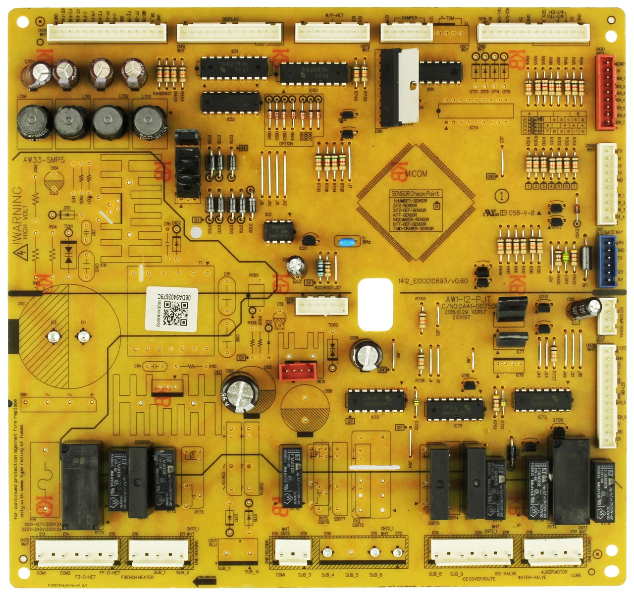 Samsung Refrigerator DA94-02679C Eeprom Main Board