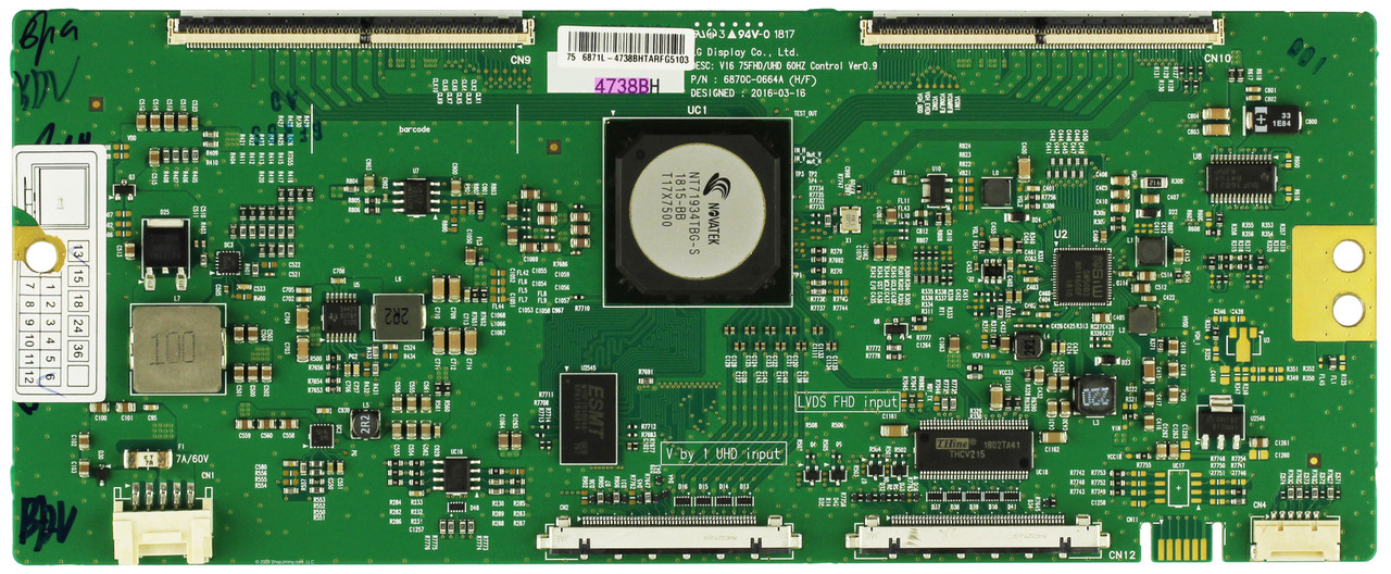 LG 6871L-4738B T-Con Board